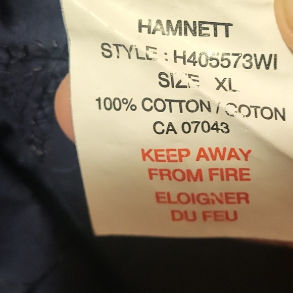 Vintage Katharine Hamnett London Mens Paisley Blue Button Down Shirt Size XL - Picture 5 of 5